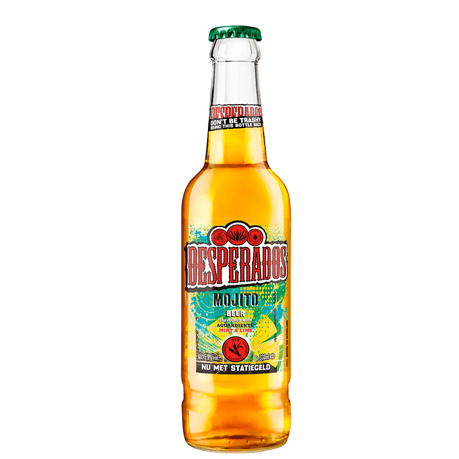 Desperados Mojito 0,33 Bere cu Tequila Desperados Mojito 0,33L bax x24 Sticle - imagine 1