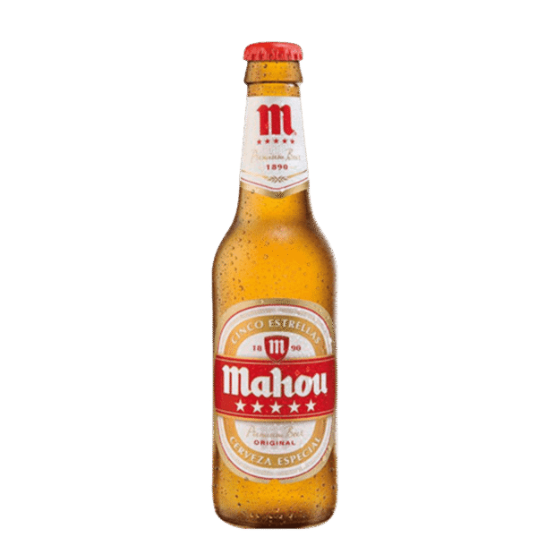 Bere blonda Mahou Cinco Estrellas 0,33L x24 sticle