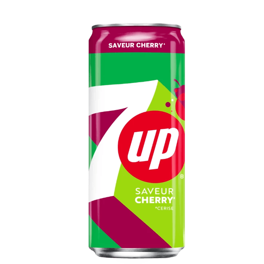 7Up Cherry 0,33L 7Up Cherry 0,33L x24 Doze (FR) - imagine 1