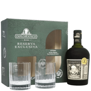 Diplomatico Reserva Exclusiva + 2 Pahare Giftbox 0.7L