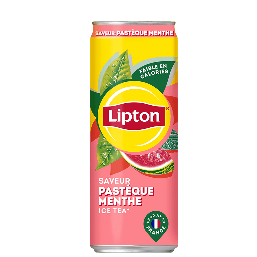 Lipton Ice Tea Pasteque Menthe 0,33 Lipton Ice Tea Pasteque Menthe 0,33L x24 doze - imagine 1