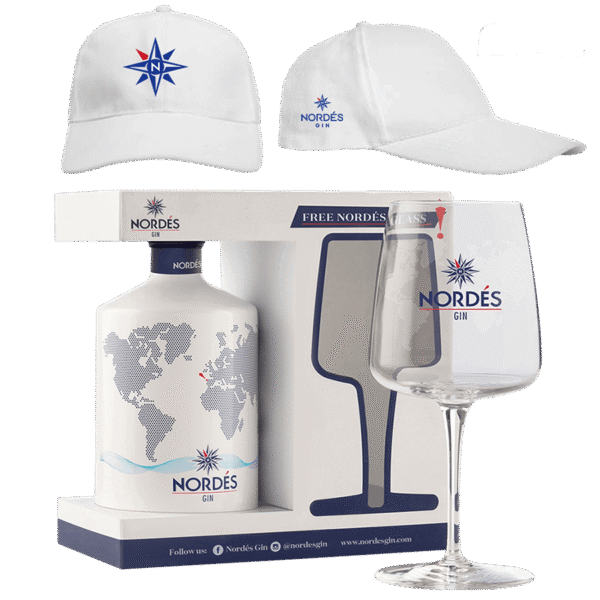 Nordes Gin 0,7L Summer Combo Pahar + Sapca
