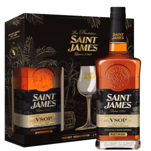 Saint James VSOP 0.7L + 2 Glasses