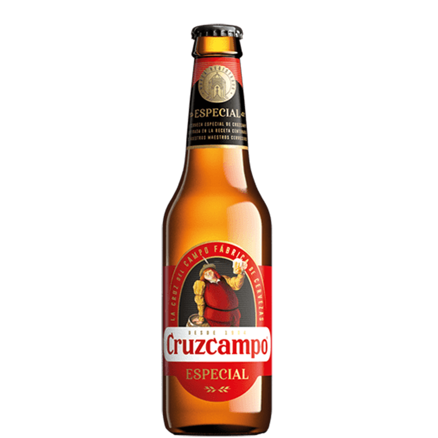 Cruzcampo Especial 0,33L Bere blonda Cruzcampo 0,33L x24 sticle - imagine 1