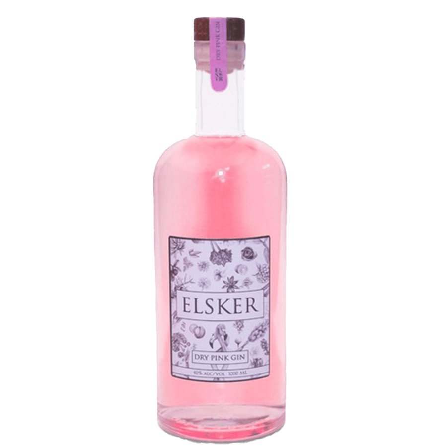 Elsker Dry Pink Gin 0.7L Elsker Dry Pink Gin 1L - imagine 1